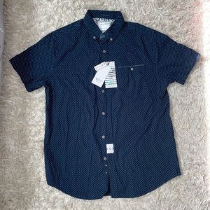 NWT Denim & Flower Ricky Singh Short Sleeve Button Down Shirt